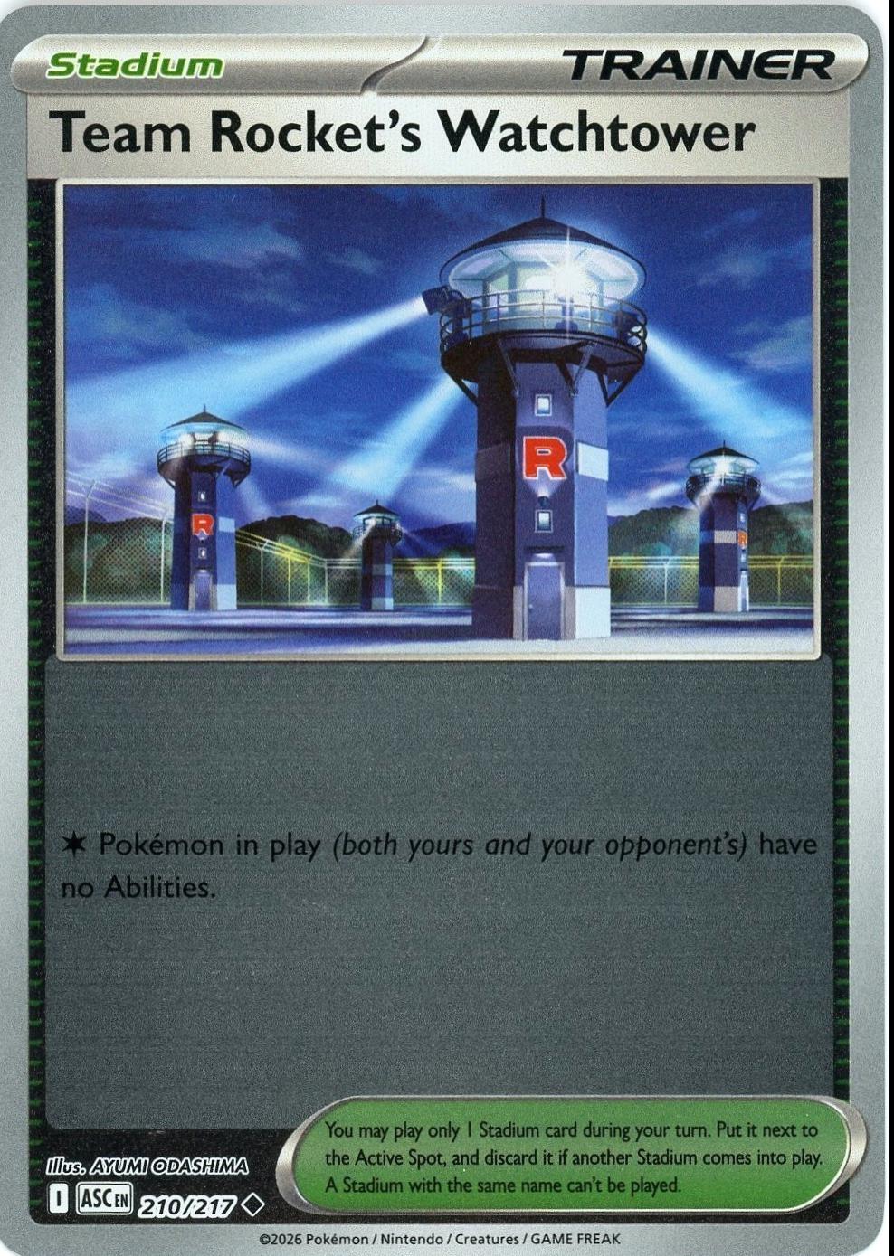 Team Rocket's Watchtower [Reverse Holo]